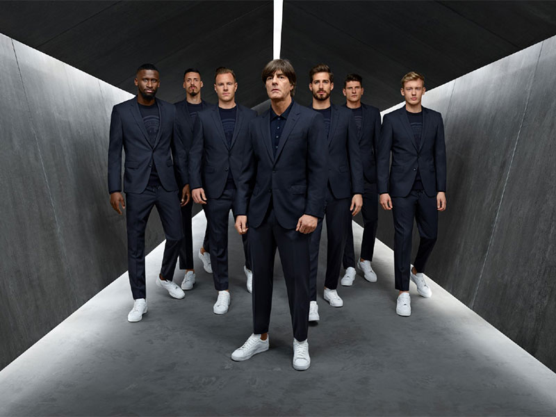 علامة HUGO BOSS  تتعاون مع فريق كرة القدم الألماني الوطني